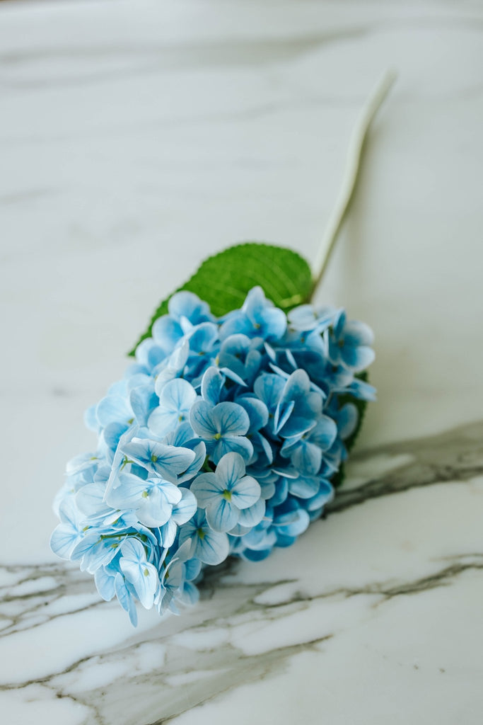 REAL TOUCH PAGODA HYDRANGEA - BLUE - The Crowded Table Co. - 