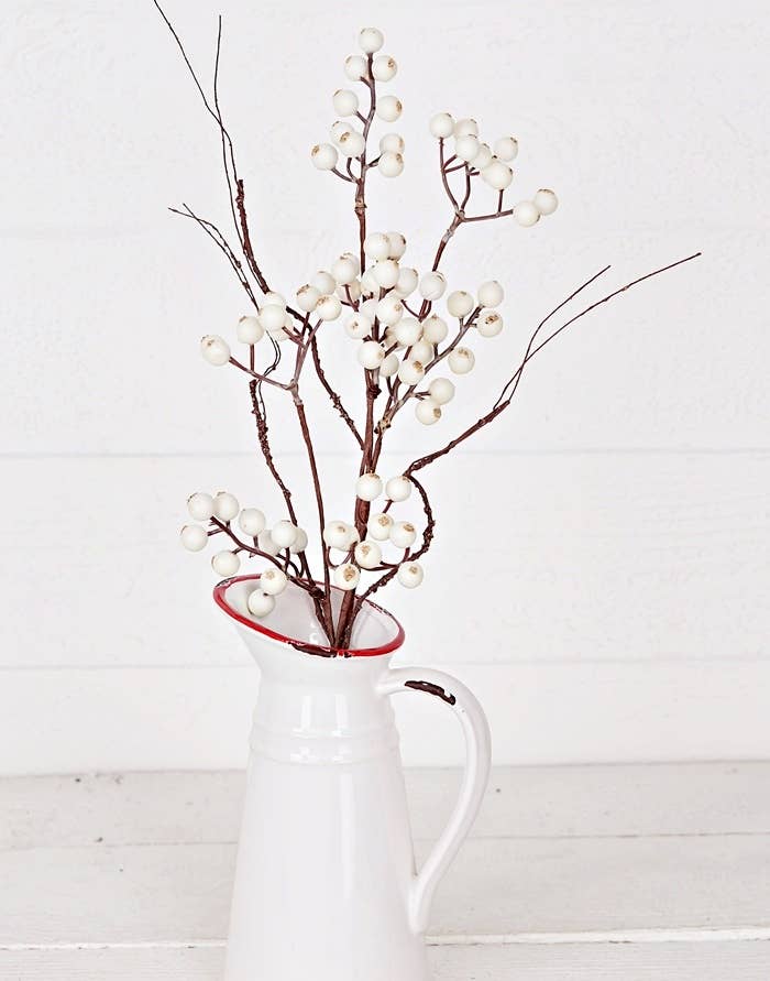 WHITE SNOW BERRY BRANCH - The Crowded Table Co. - 