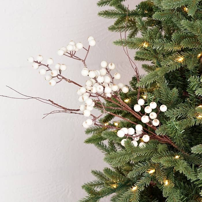 WHITE SNOW BERRY BRANCH - The Crowded Table Co. - 