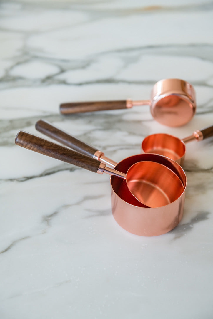 LOOK: Clayy Rose Copper Measuring Cups and Spoons Set