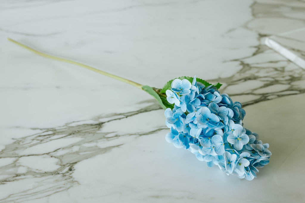 REAL TOUCH PAGODA HYDRANGEA - BLUE - The Crowded Table Co. - 