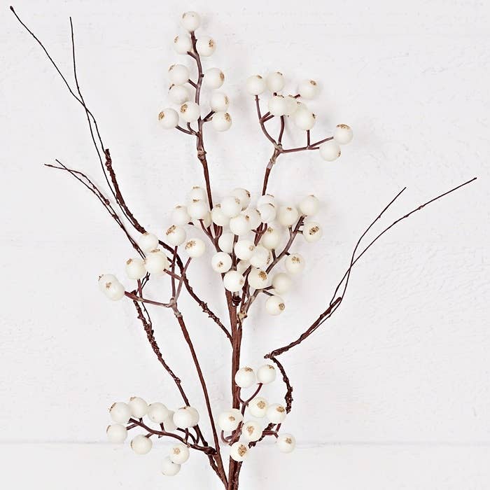 WHITE SNOW BERRY BRANCH - The Crowded Table Co. - 