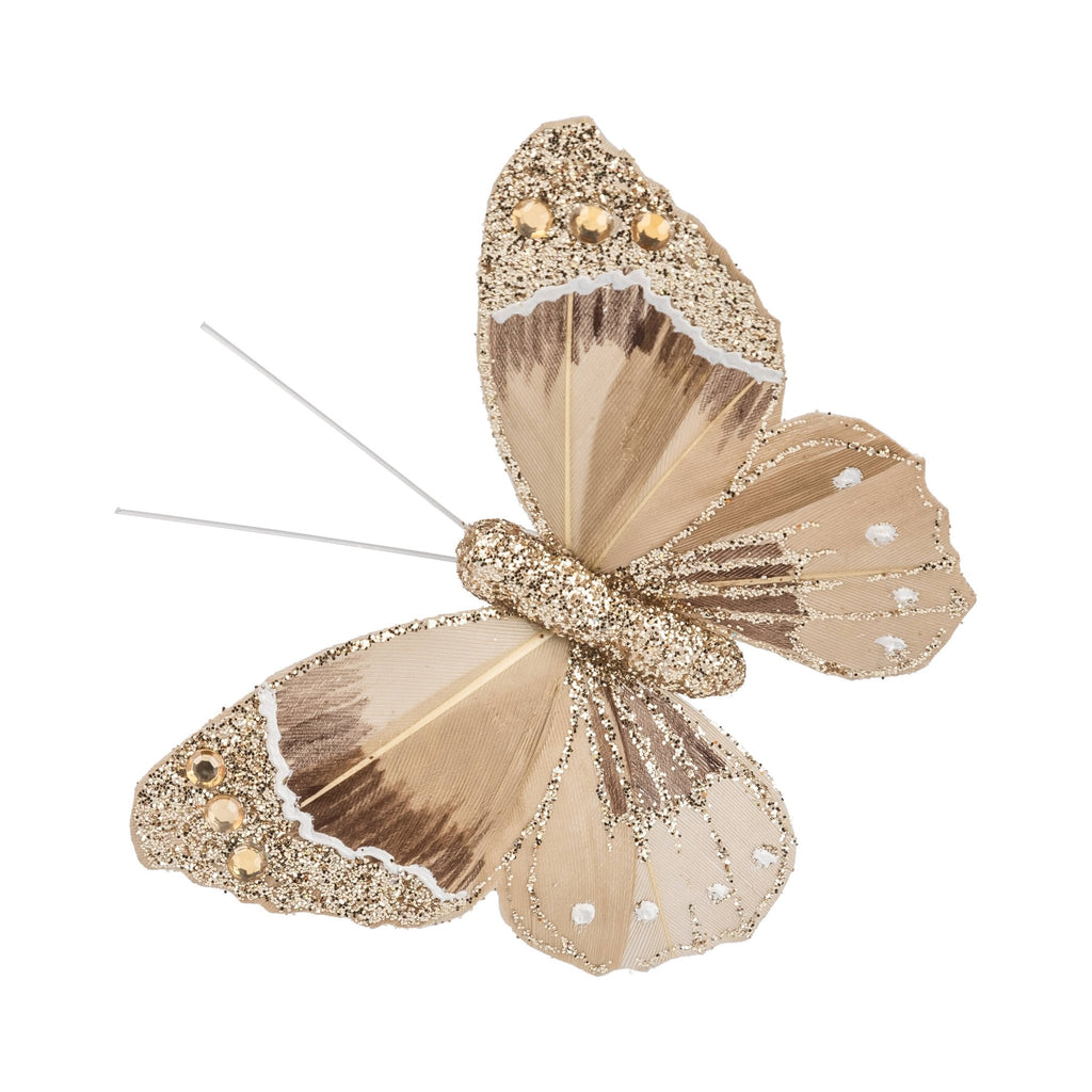 BUTTERFLY CLIP ON ORNAMENT - The Crowded Table Co. - 