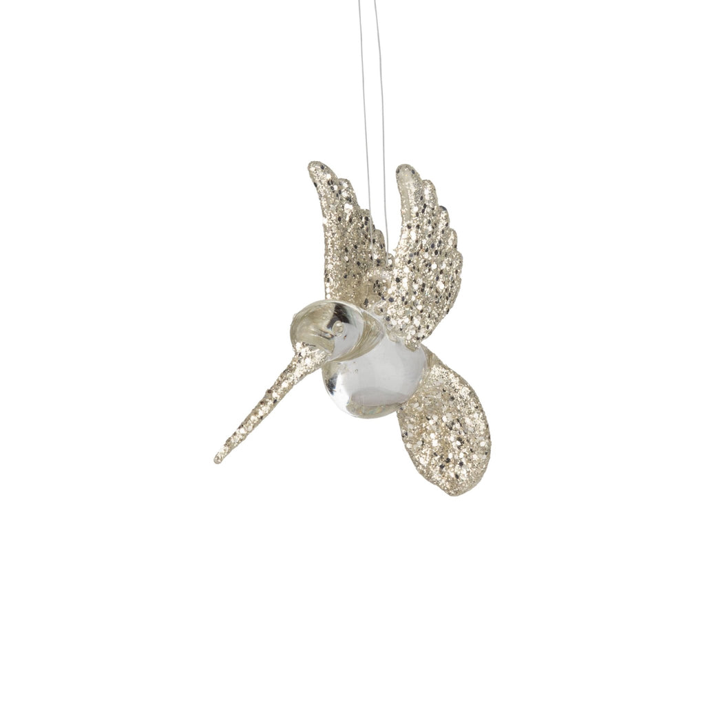 GLASS HUMMINGBIRD ORNAMENT - The Crowded Table Co. - 